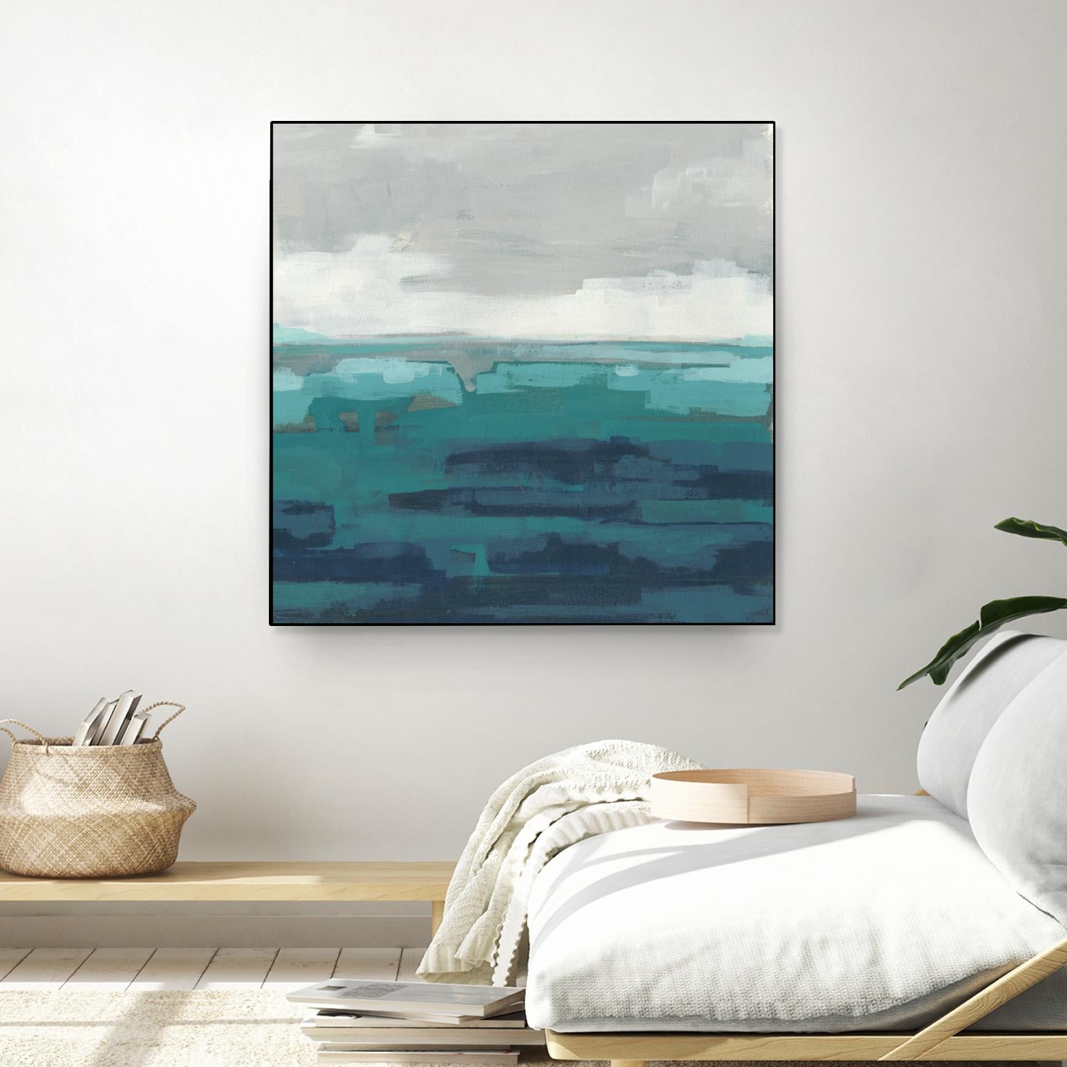 Sea Foam Vista II by June Erica Vess on GIANT ART - green sea scene