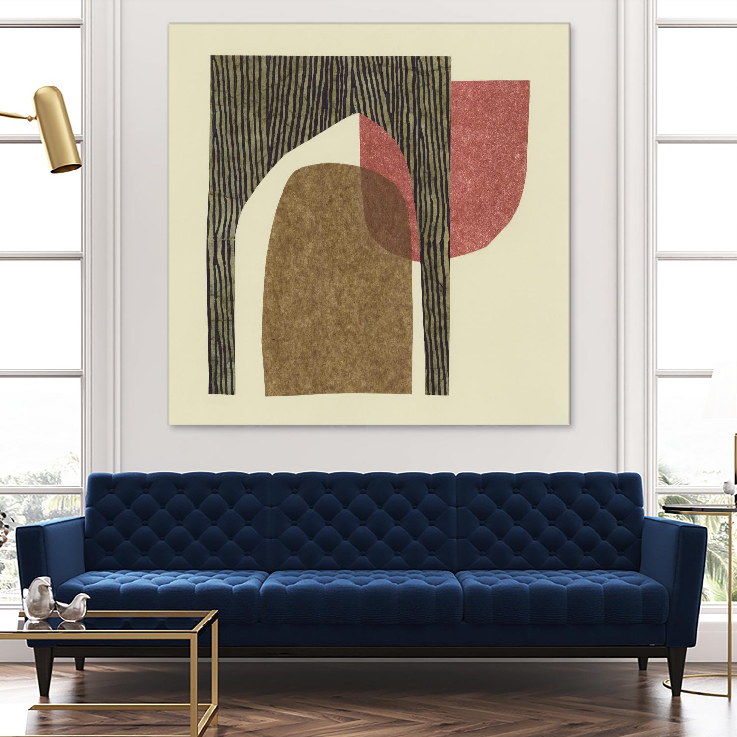 Sketches of Spain I by Renée W. Stramel on GIANT ART - brown abstract