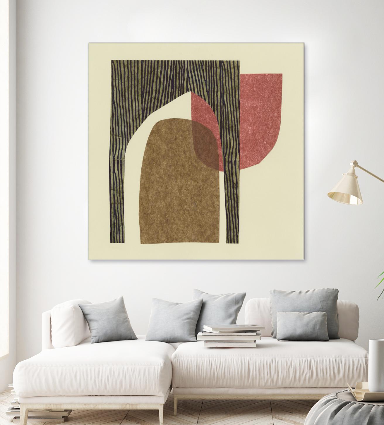 Sketches of Spain I by Renée W. Stramel on GIANT ART - brown abstract