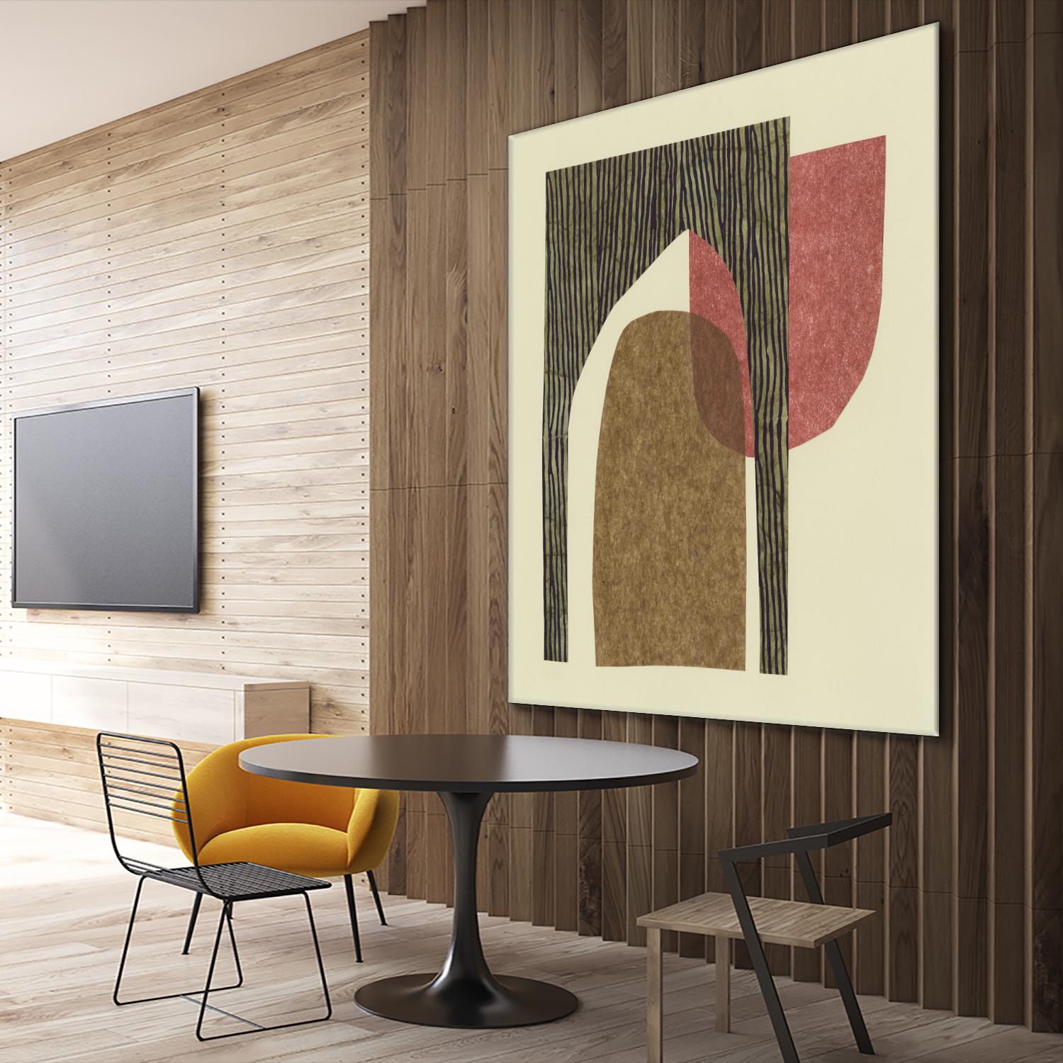 Sketches of Spain I by Renée W. Stramel on GIANT ART - brown abstract