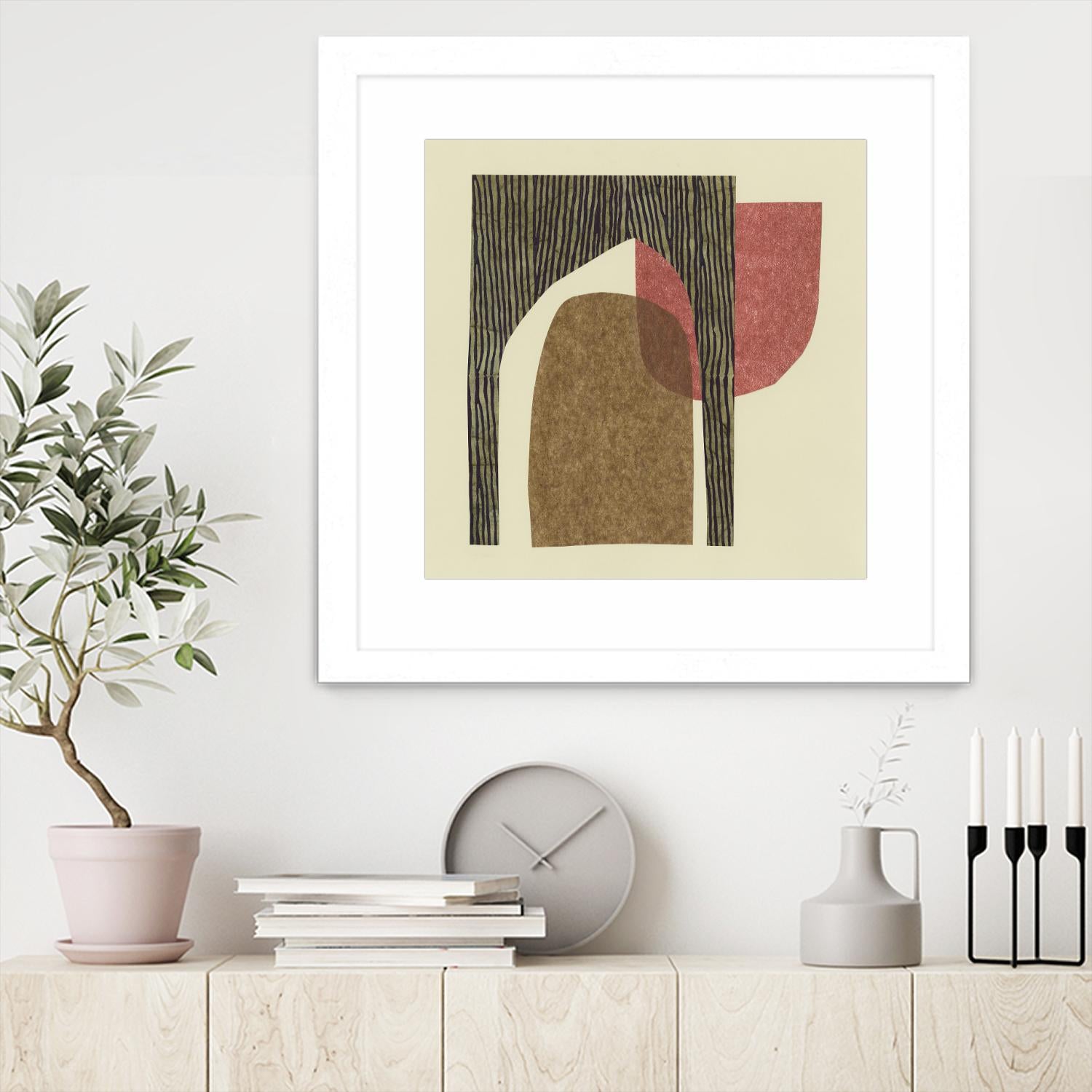 Sketches of Spain I by Renée W. Stramel on GIANT ART - brown abstract