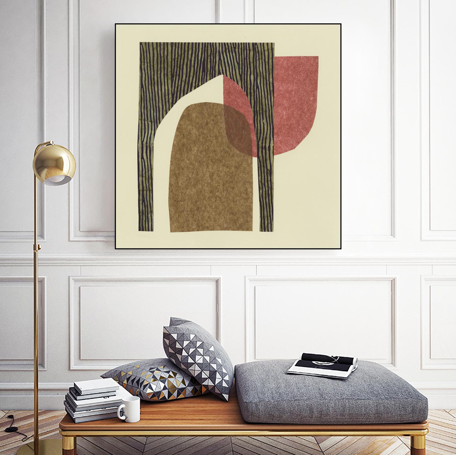 Sketches of Spain I by Renée W. Stramel on GIANT ART - brown abstract