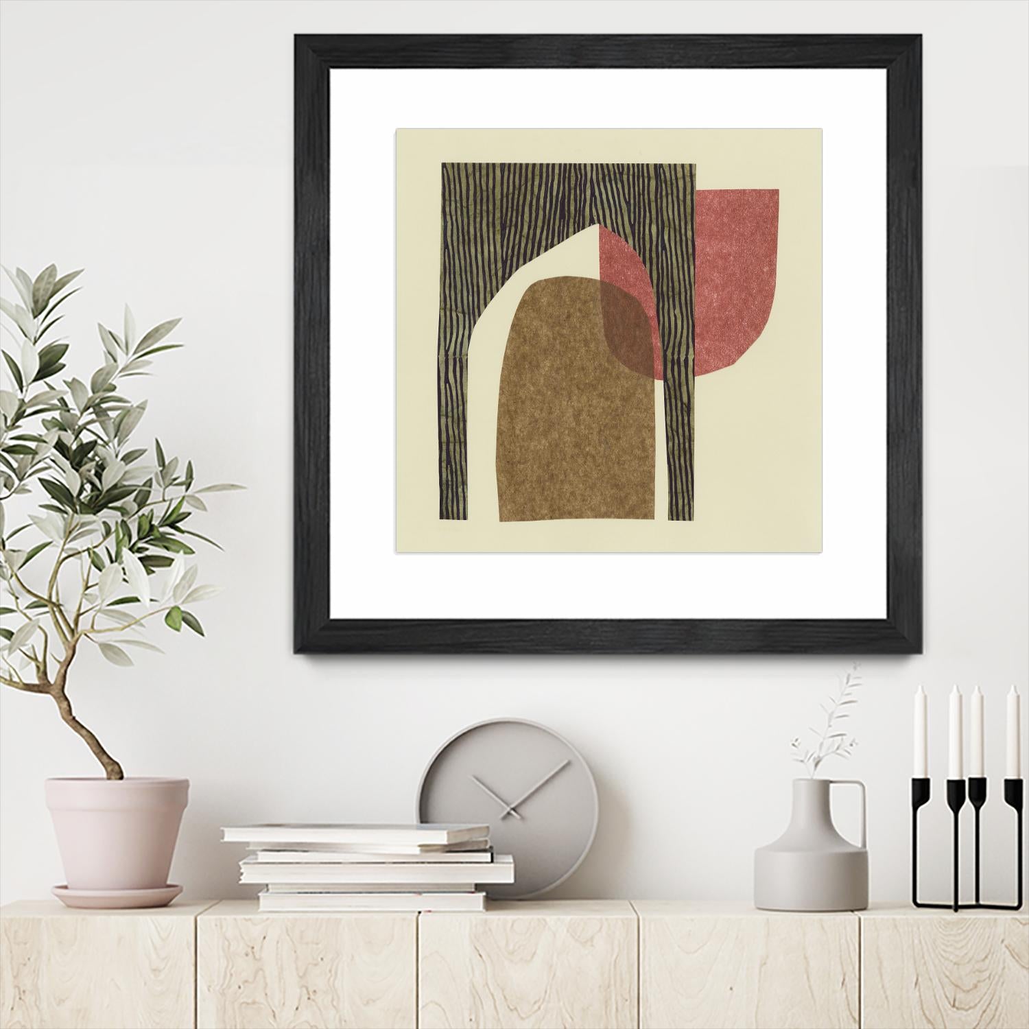 Sketches of Spain I by Renée W. Stramel on GIANT ART - brown abstract