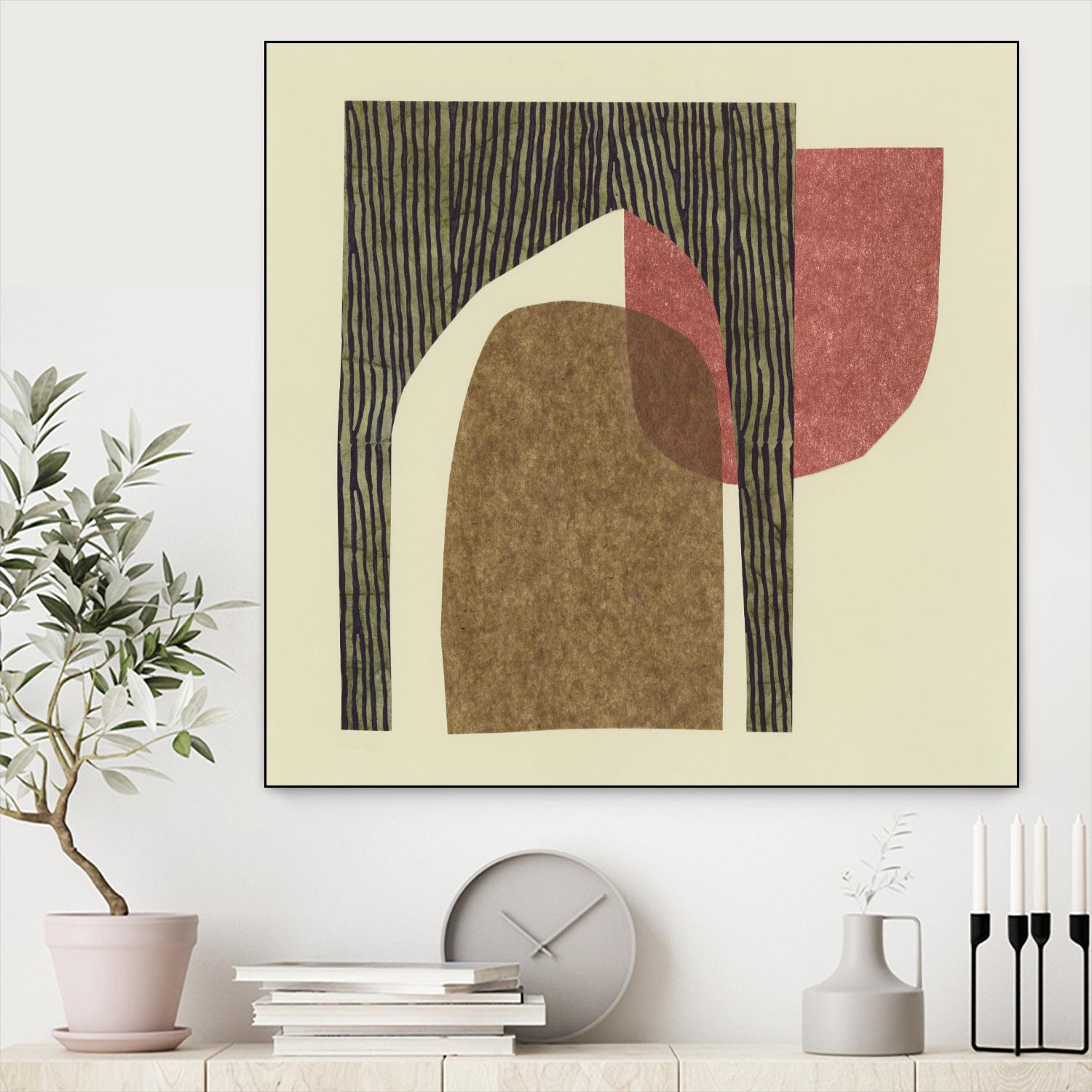 Sketches of Spain I by Renée W. Stramel on GIANT ART - brown abstract