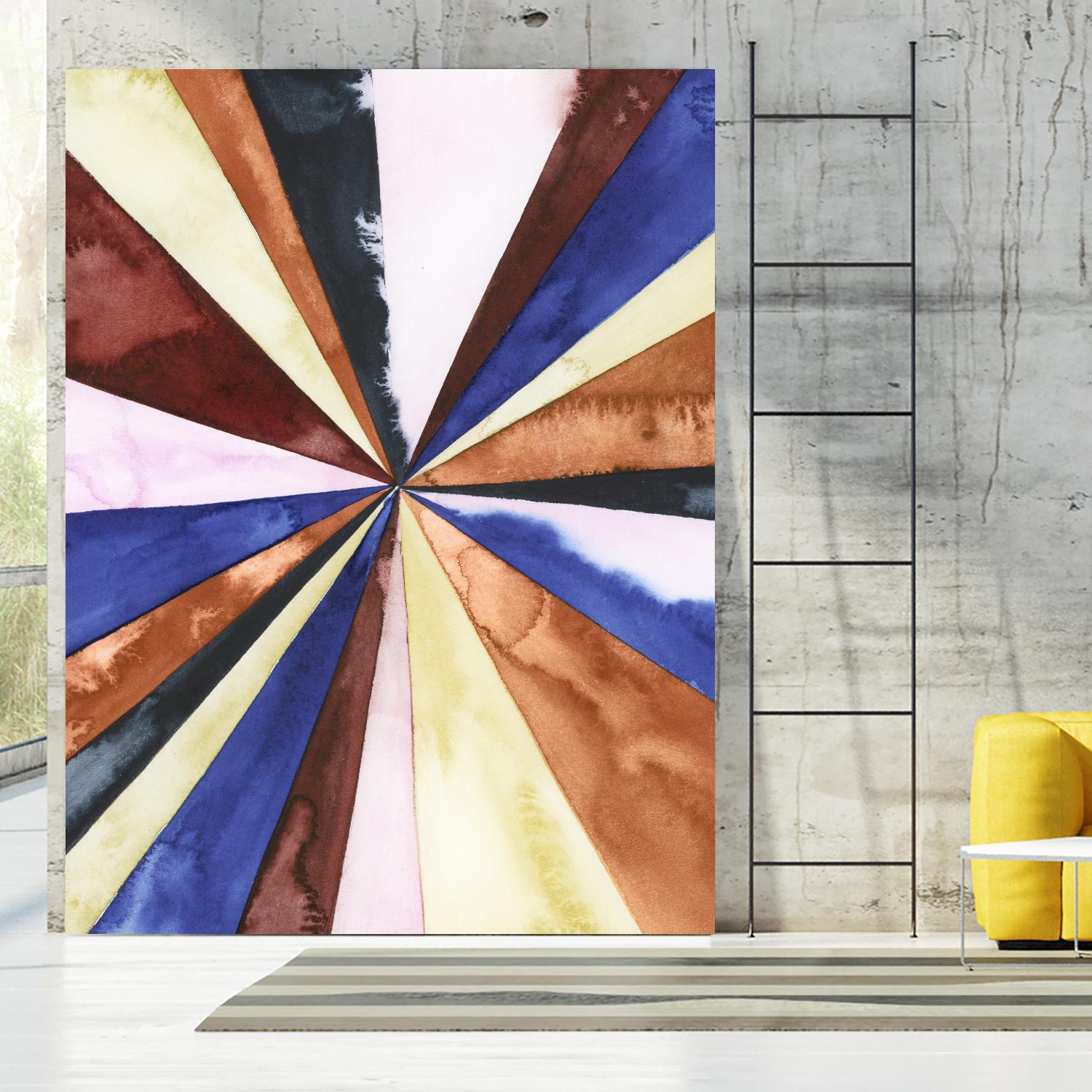 Desert Layers III by Grace Popp on GIANT ART - blue abstract