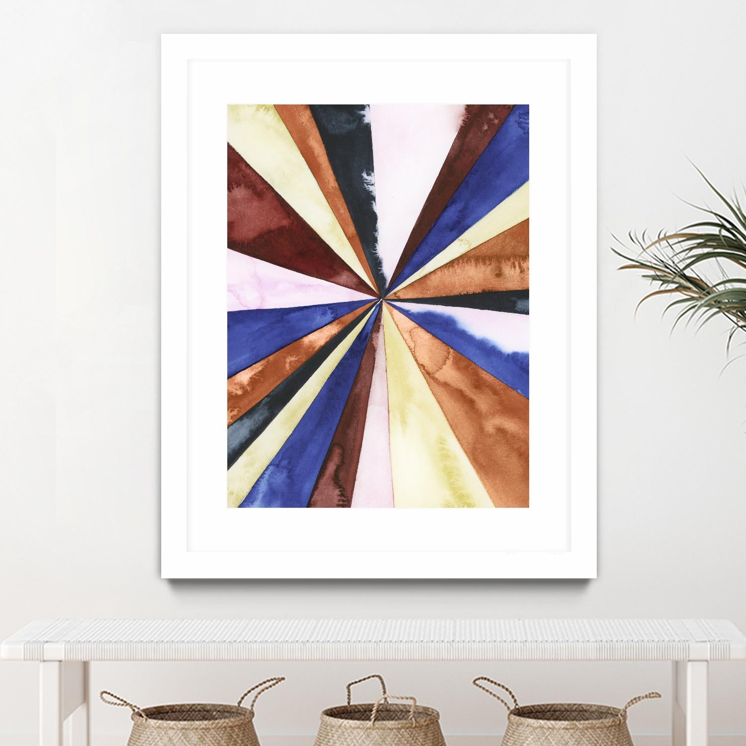 Desert Layers III by Grace Popp on GIANT ART - blue abstract