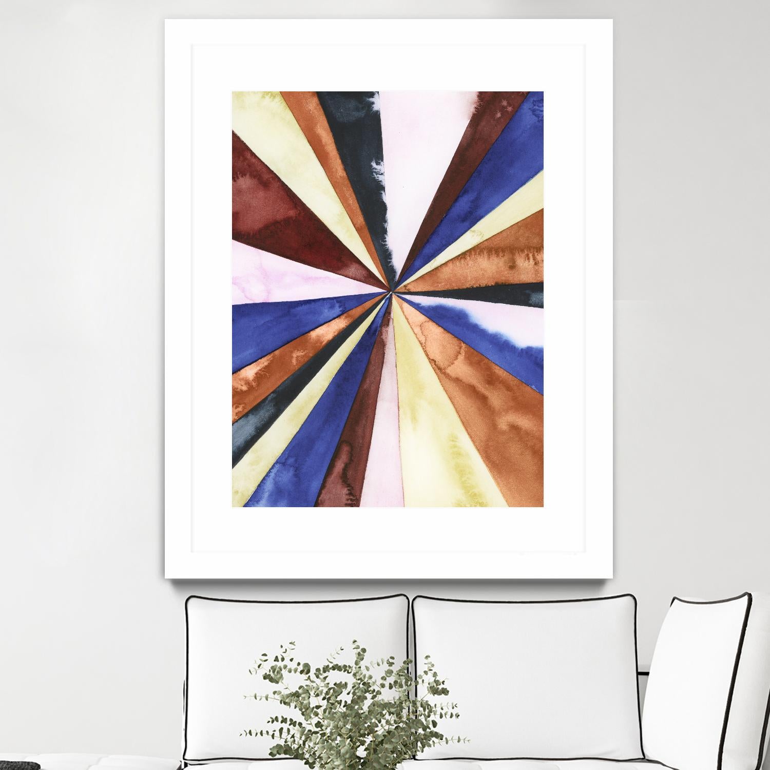 Desert Layers III by Grace Popp on GIANT ART - blue abstract