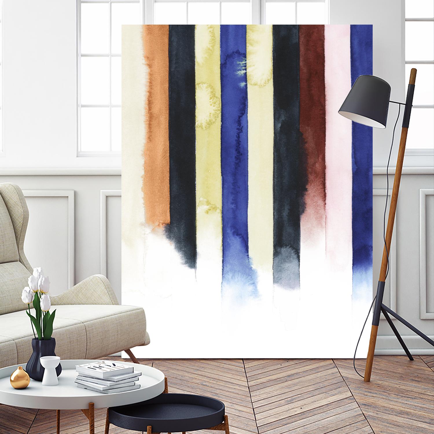 Desert Layers IV by Grace Popp on GIANT ART - blue abstract