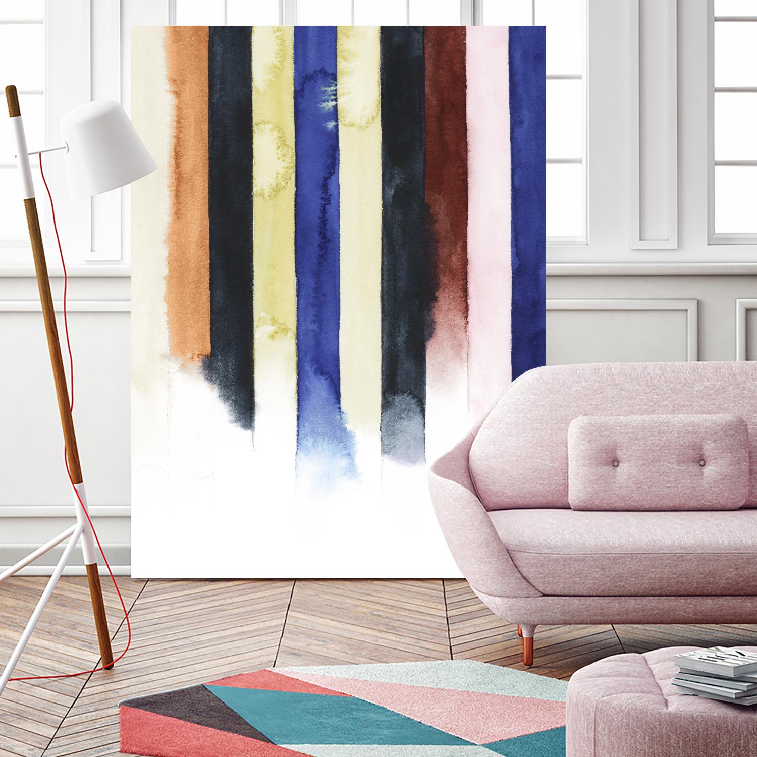 Desert Layers IV by Grace Popp on GIANT ART - blue abstract