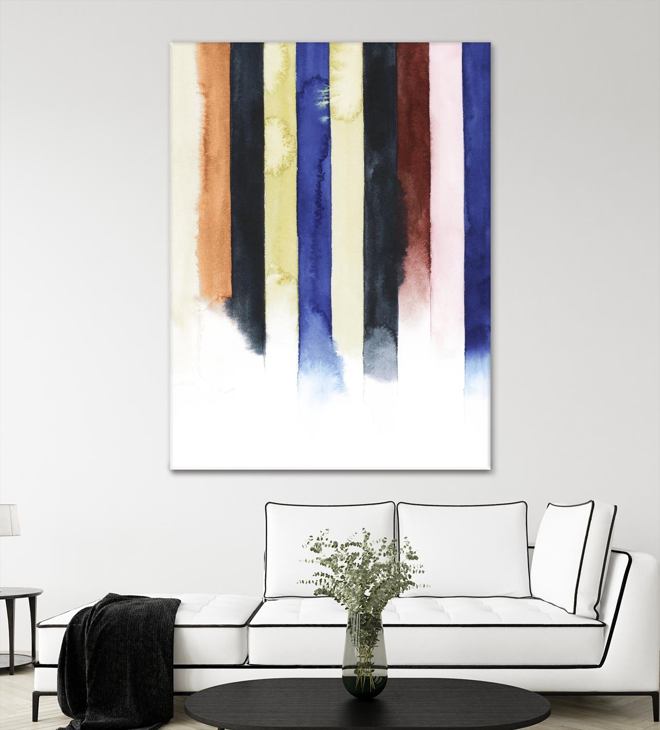 Desert Layers IV by Grace Popp on GIANT ART - blue abstract