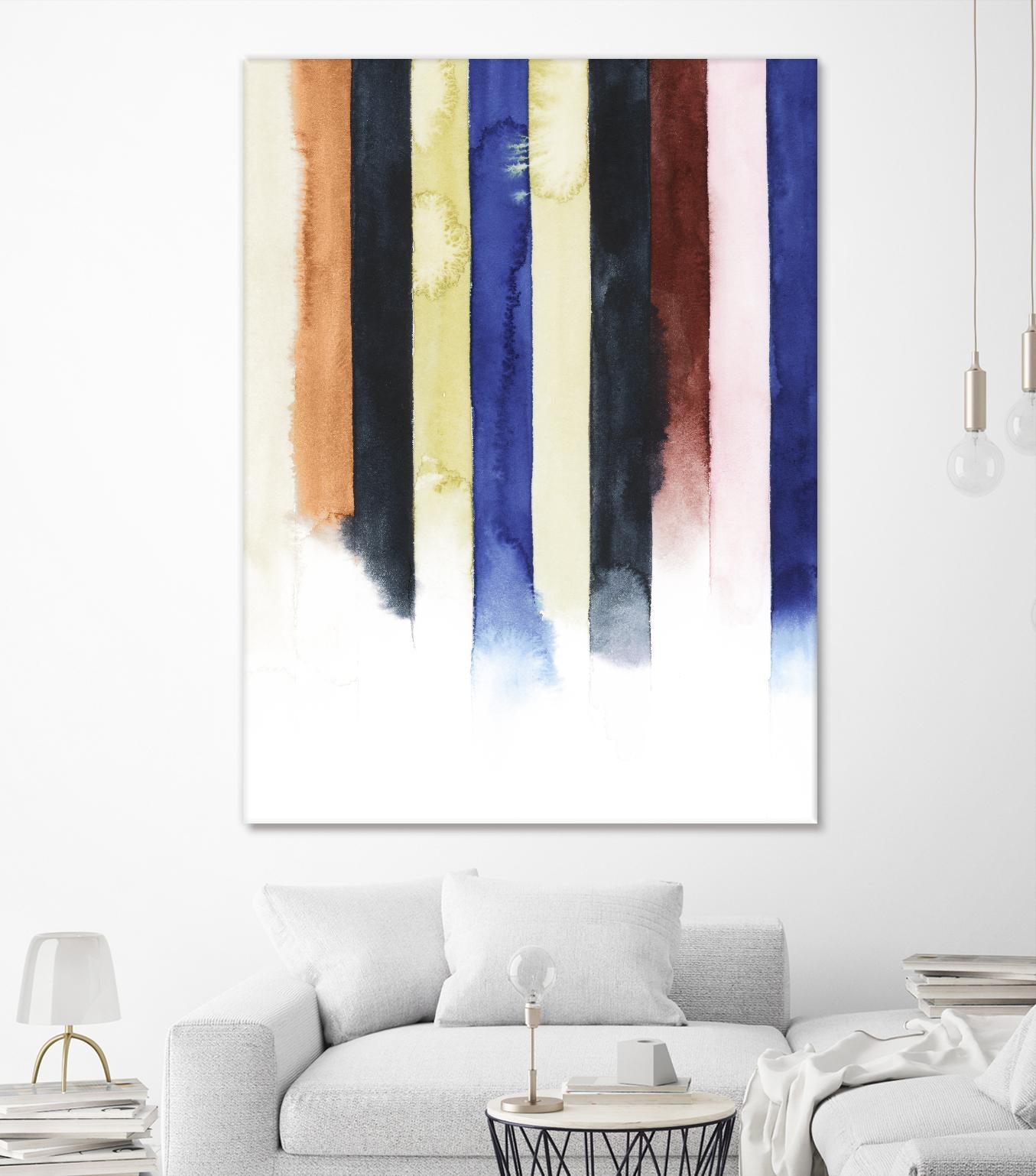 Desert Layers IV by Grace Popp on GIANT ART - blue abstract