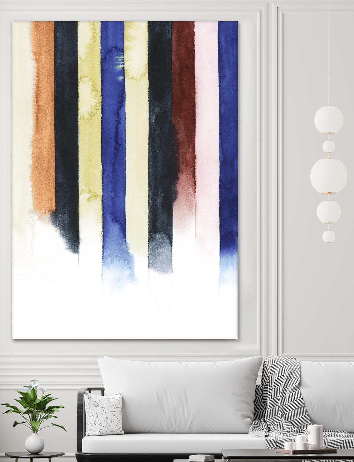 Desert Layers IV by Grace Popp on GIANT ART - blue abstract