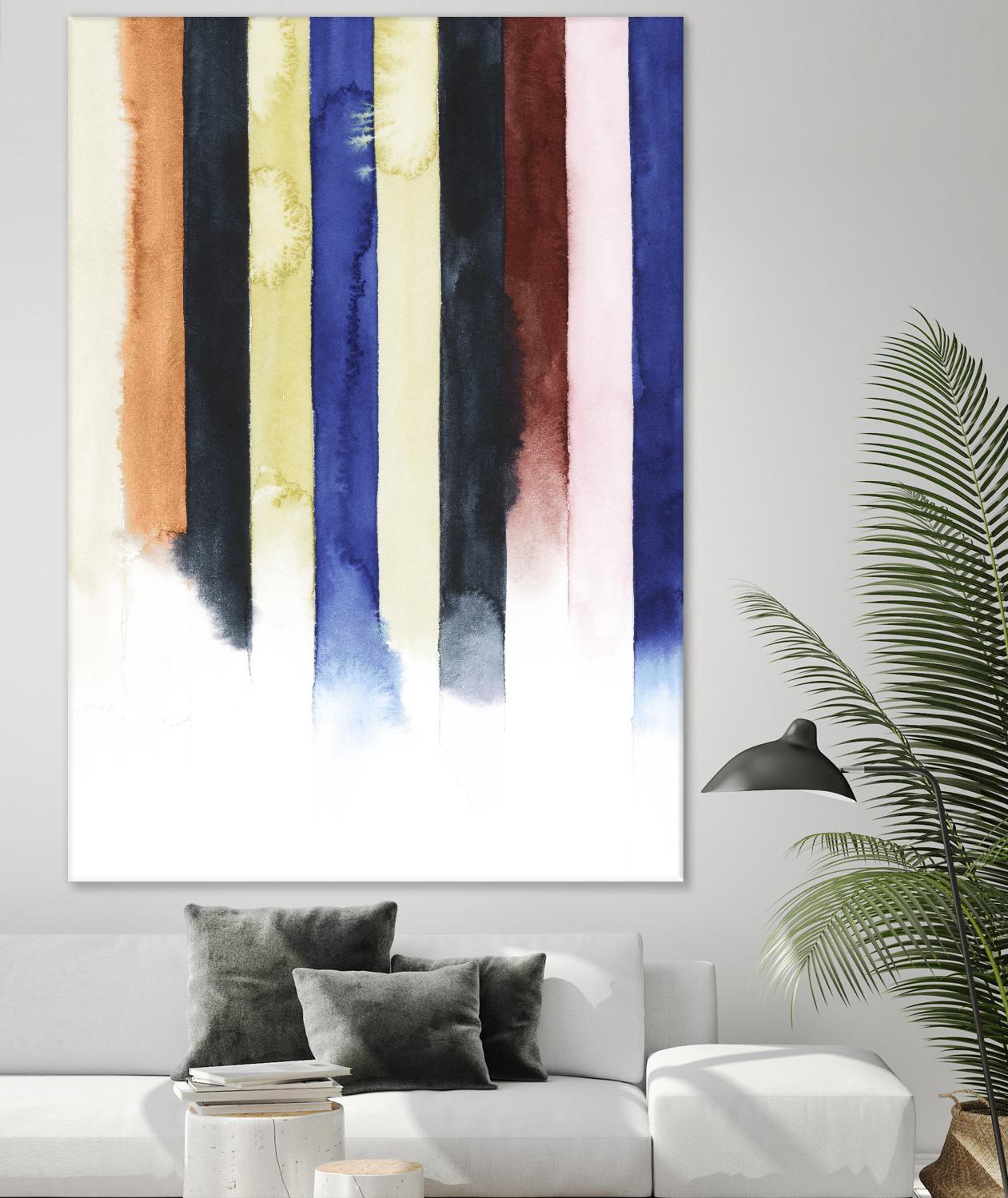 Desert Layers IV by Grace Popp on GIANT ART - blue abstract