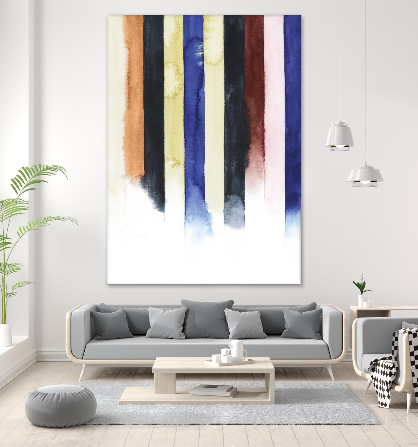 Desert Layers IV by Grace Popp on GIANT ART - blue abstract