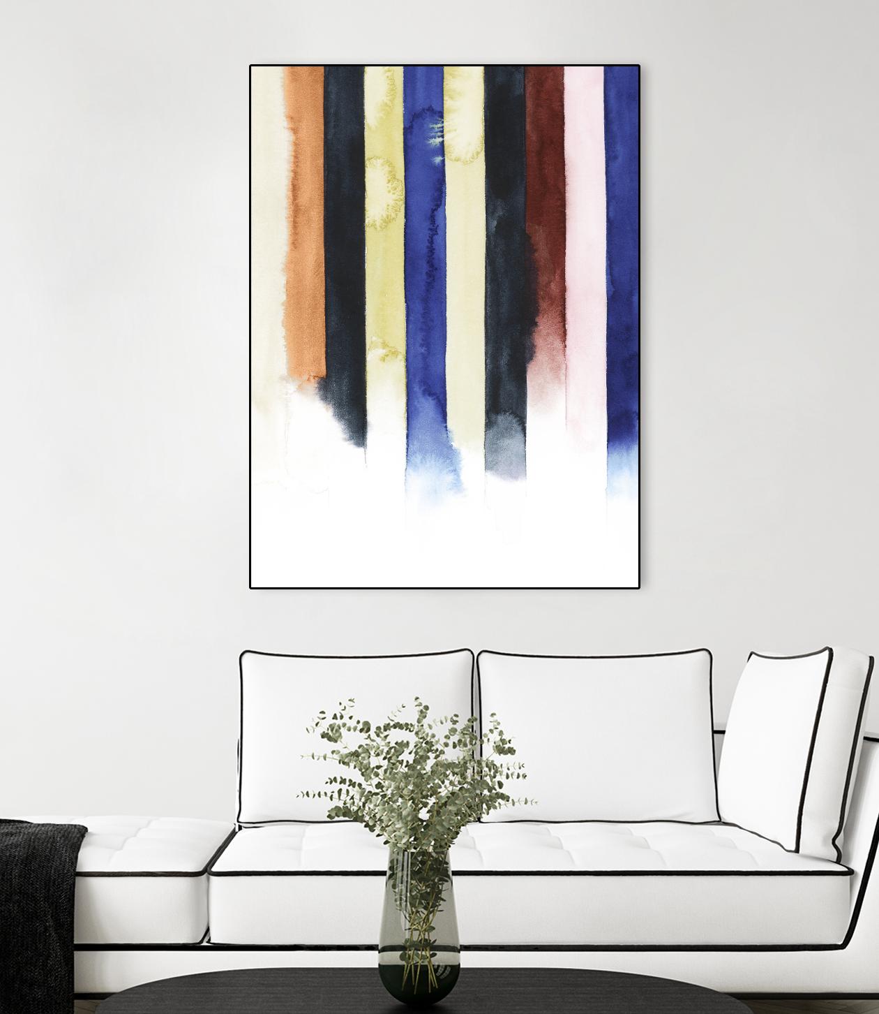 Desert Layers IV by Grace Popp on GIANT ART - blue abstract