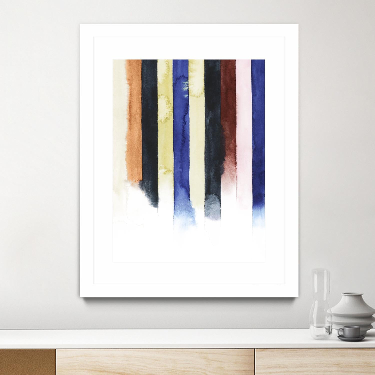 Desert Layers IV by Grace Popp on GIANT ART - blue abstract
