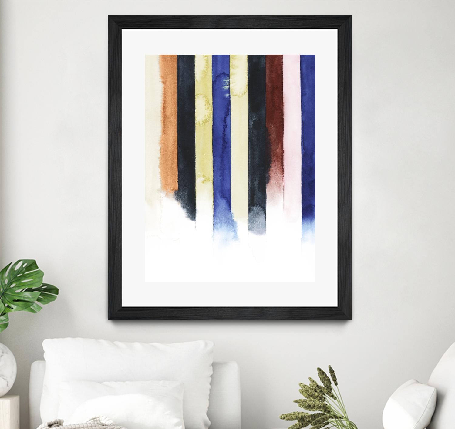 Desert Layers IV by Grace Popp on GIANT ART - blue abstract