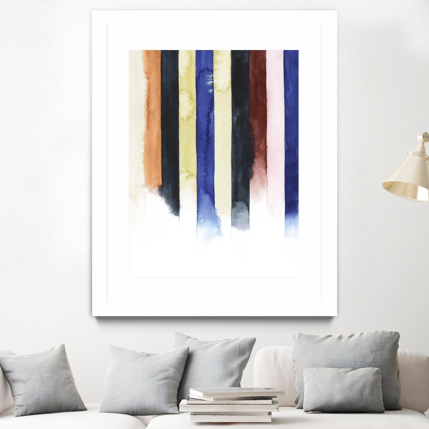 Desert Layers IV by Grace Popp on GIANT ART - blue abstract