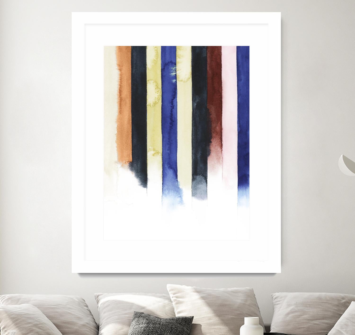 Desert Layers IV by Grace Popp on GIANT ART - blue abstract