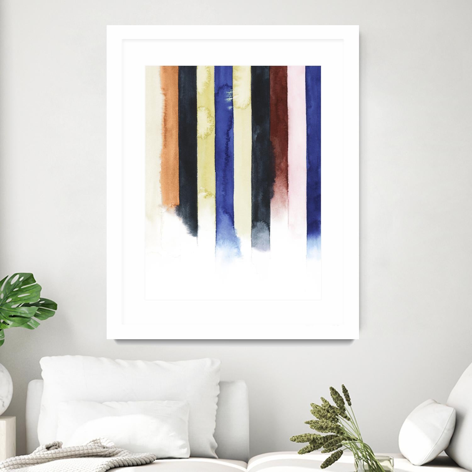 Desert Layers IV by Grace Popp on GIANT ART - blue abstract