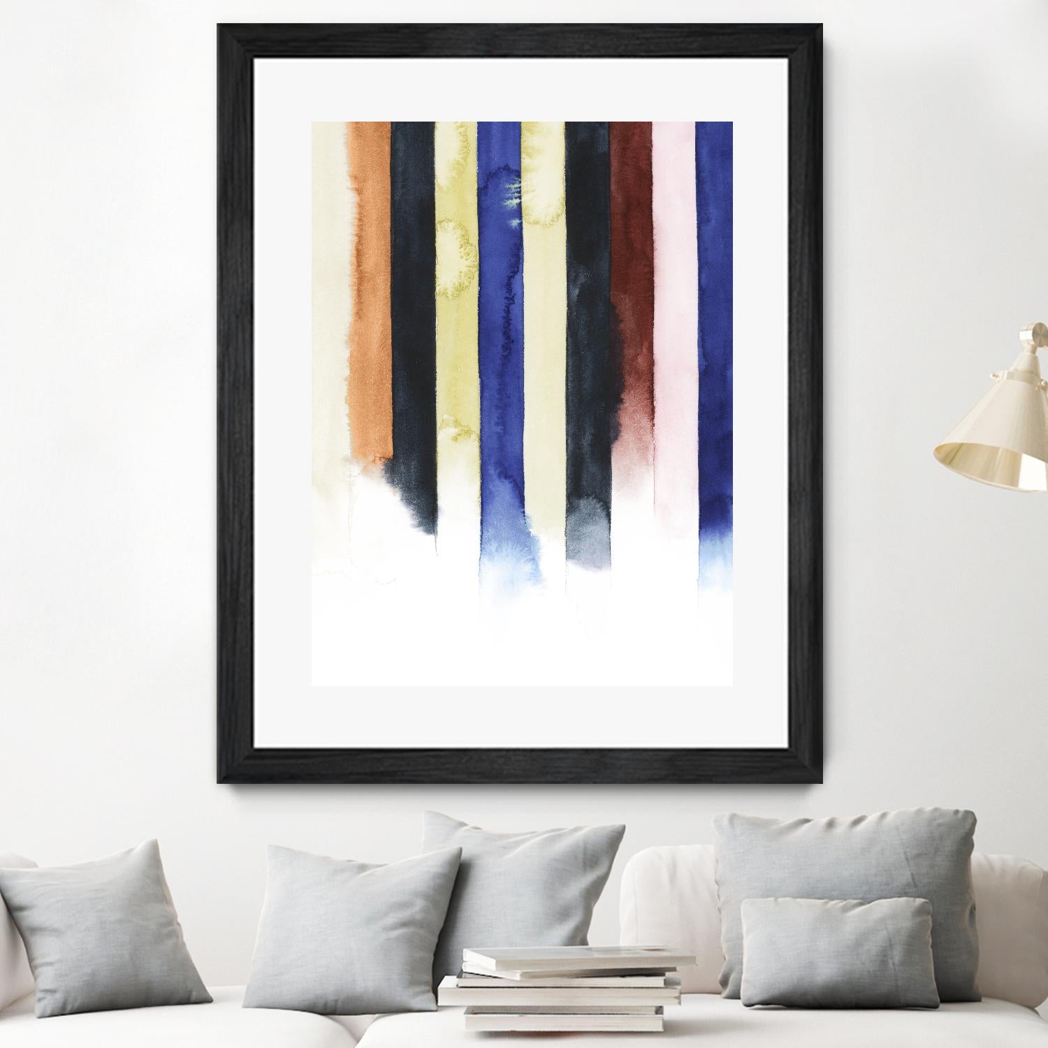 Desert Layers IV by Grace Popp on GIANT ART - blue abstract