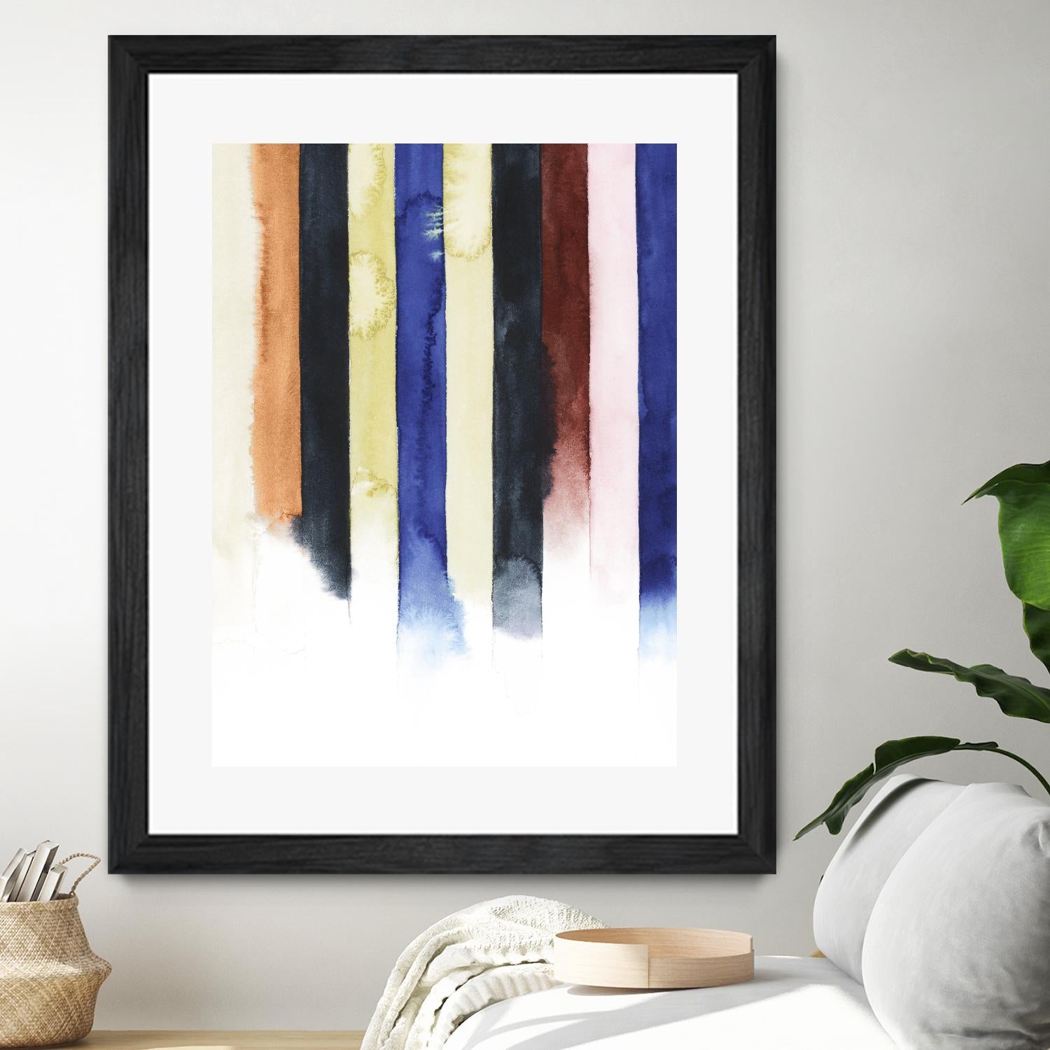 Desert Layers IV by Grace Popp on GIANT ART - blue abstract