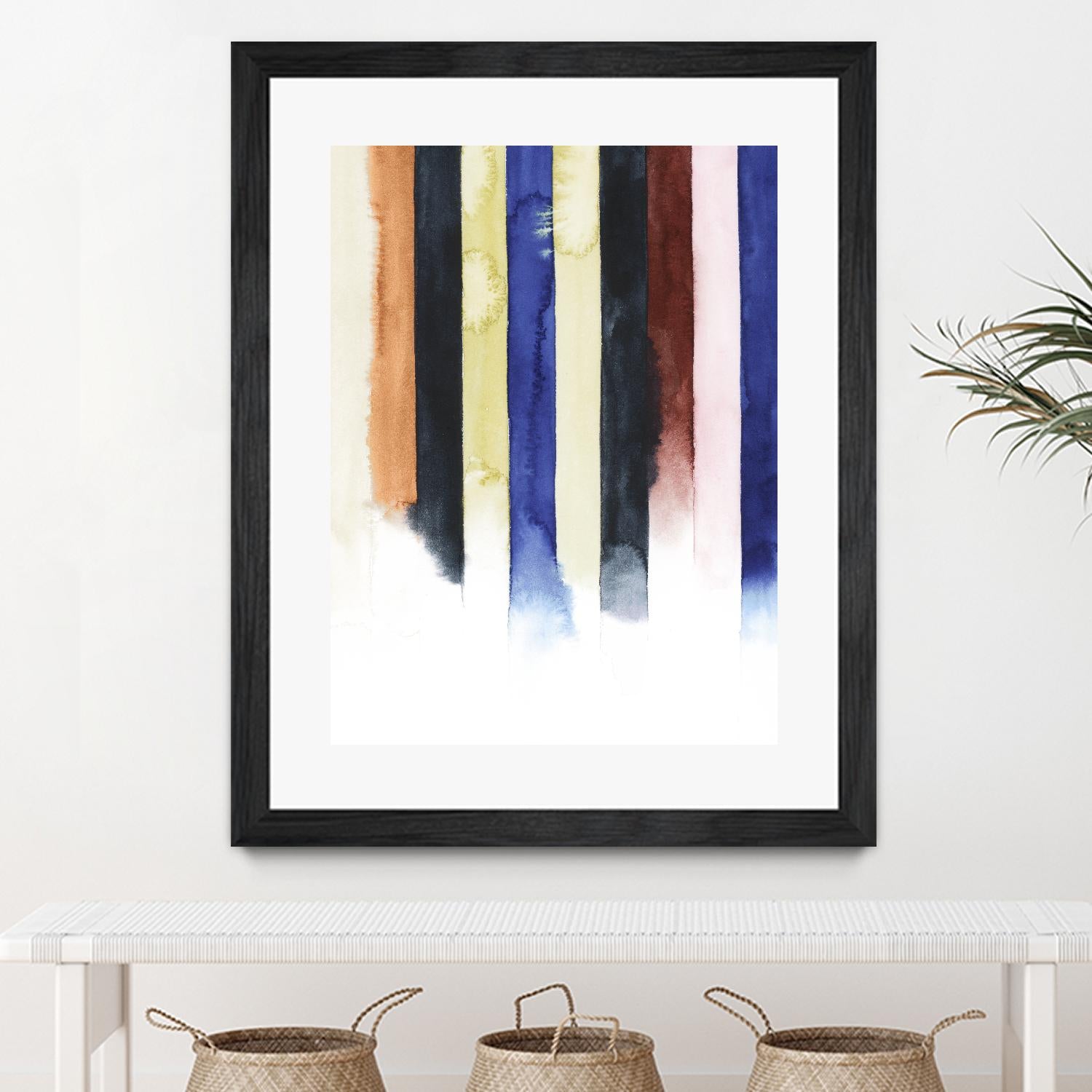 Desert Layers IV by Grace Popp on GIANT ART - blue abstract