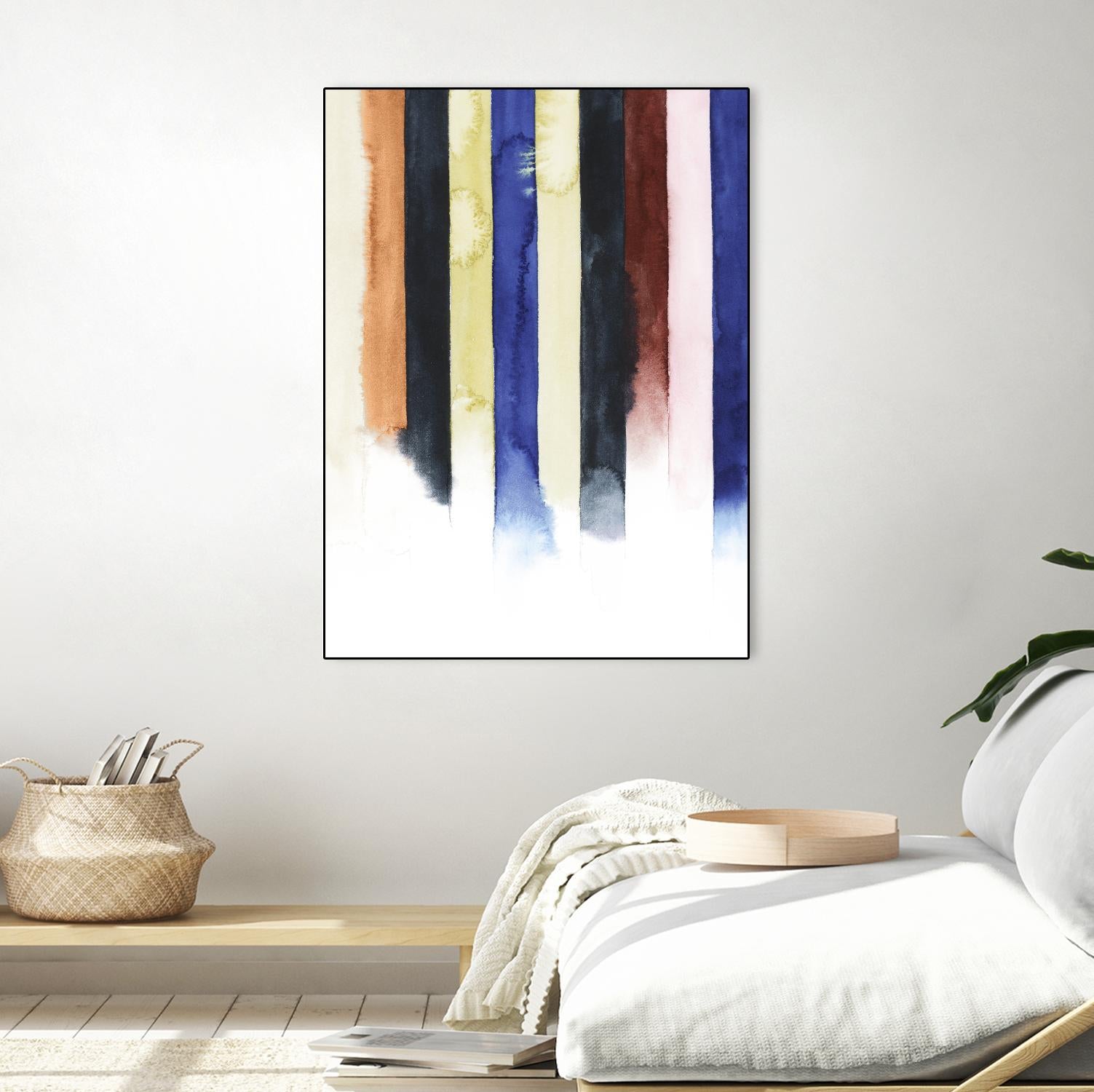 Desert Layers IV by Grace Popp on GIANT ART - blue abstract