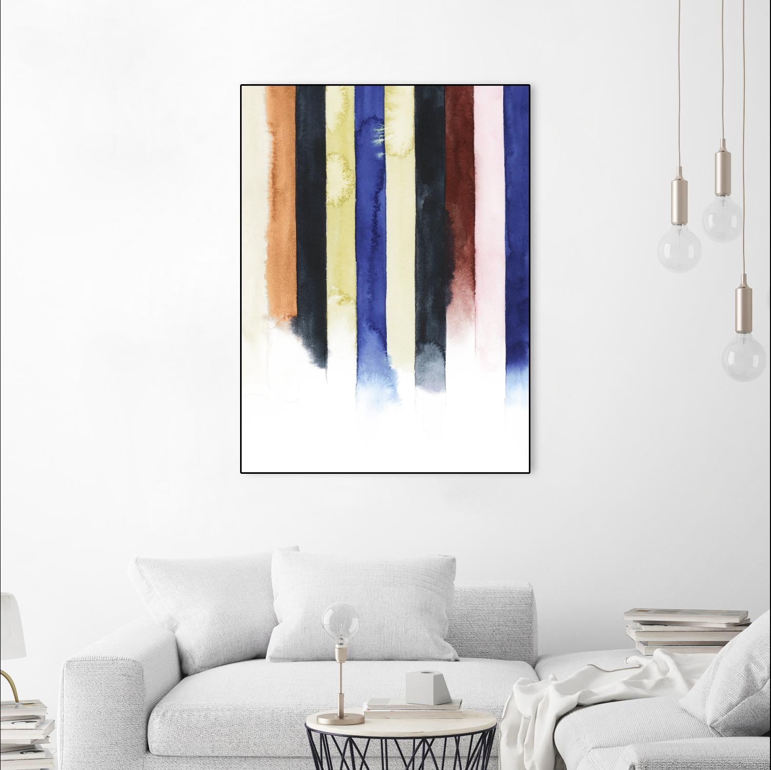 Desert Layers IV by Grace Popp on GIANT ART - blue abstract