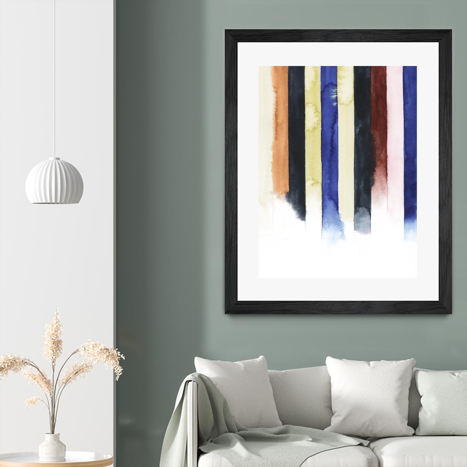 Desert Layers IV by Grace Popp on GIANT ART - blue abstract