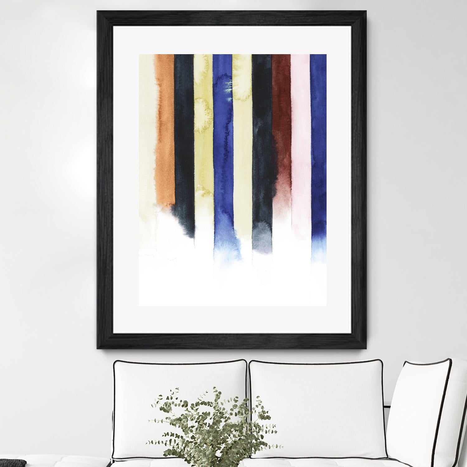 Desert Layers IV by Grace Popp on GIANT ART - blue abstract