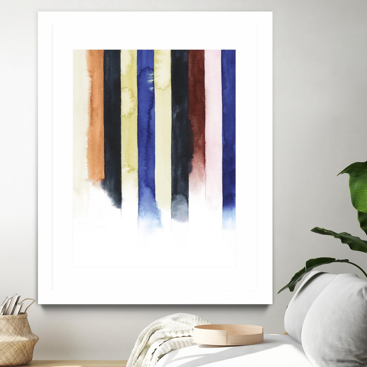 Desert Layers IV by Grace Popp on GIANT ART - blue abstract