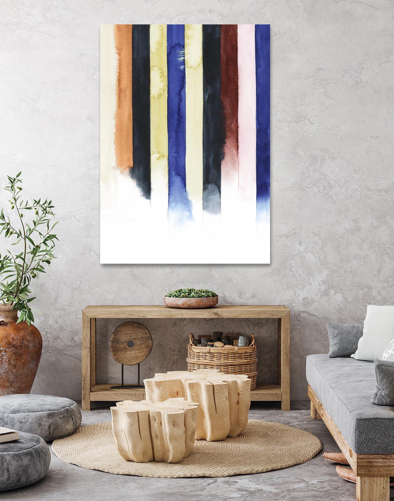 Desert Layers IV by Grace Popp on GIANT ART - blue abstract