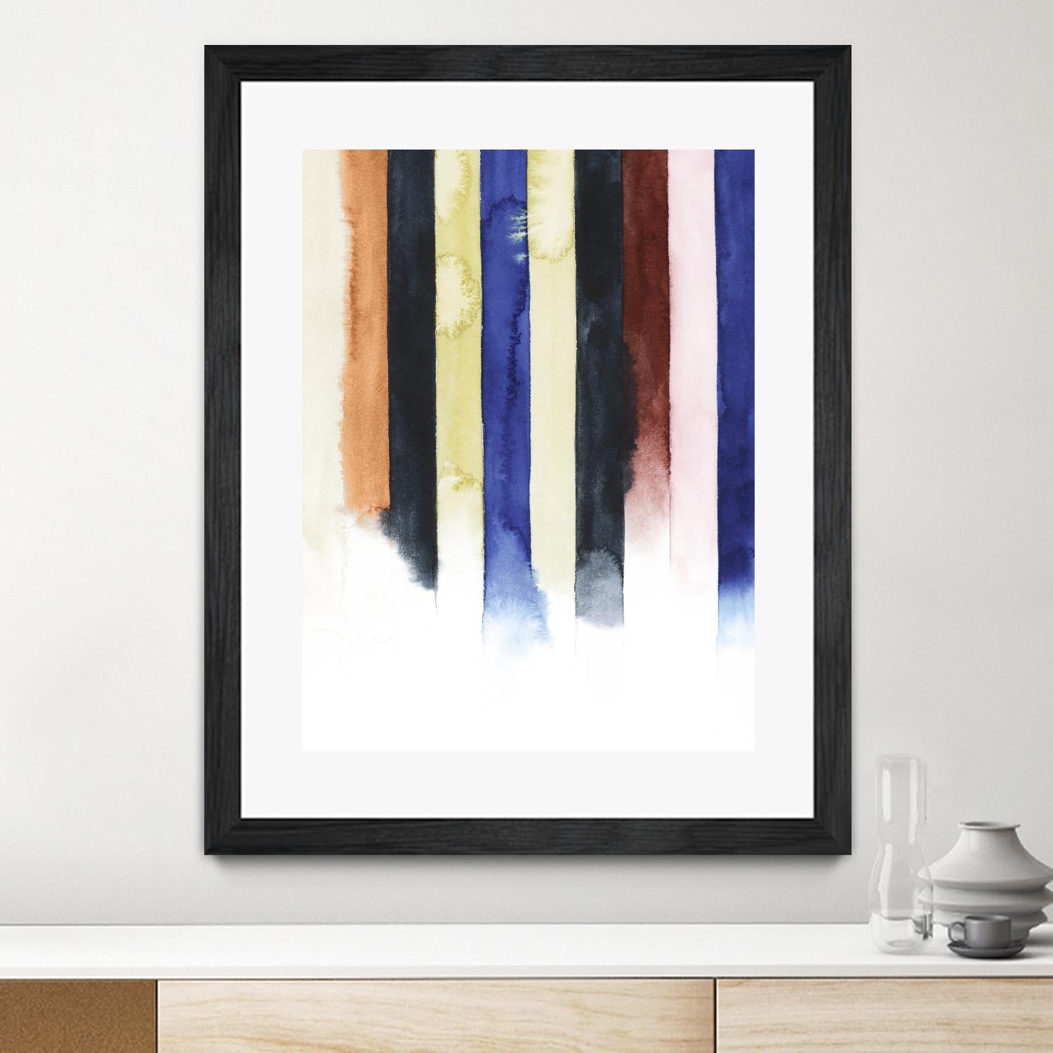 Desert Layers IV by Grace Popp on GIANT ART - blue abstract