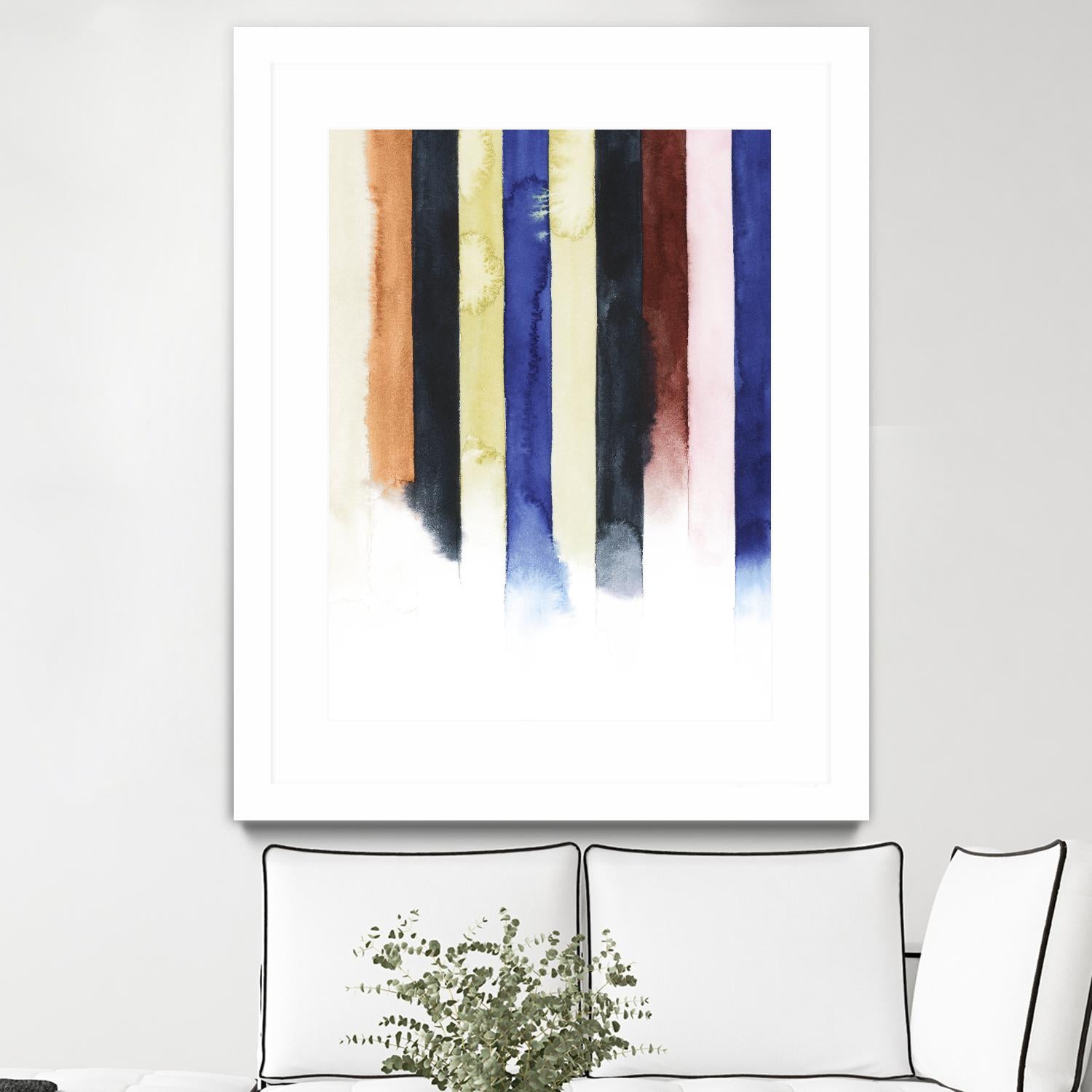 Desert Layers IV by Grace Popp on GIANT ART - blue abstract