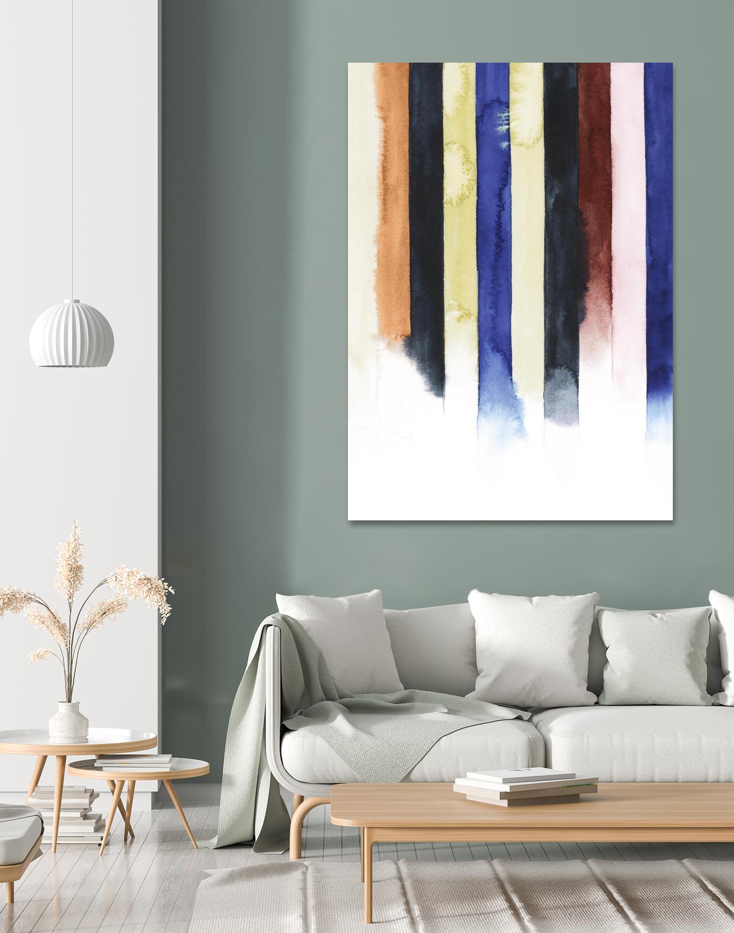 Desert Layers IV by Grace Popp on GIANT ART - blue abstract