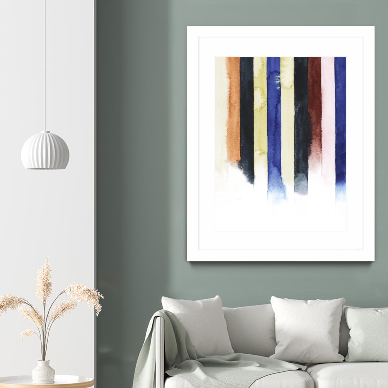 Desert Layers IV by Grace Popp on GIANT ART - blue abstract