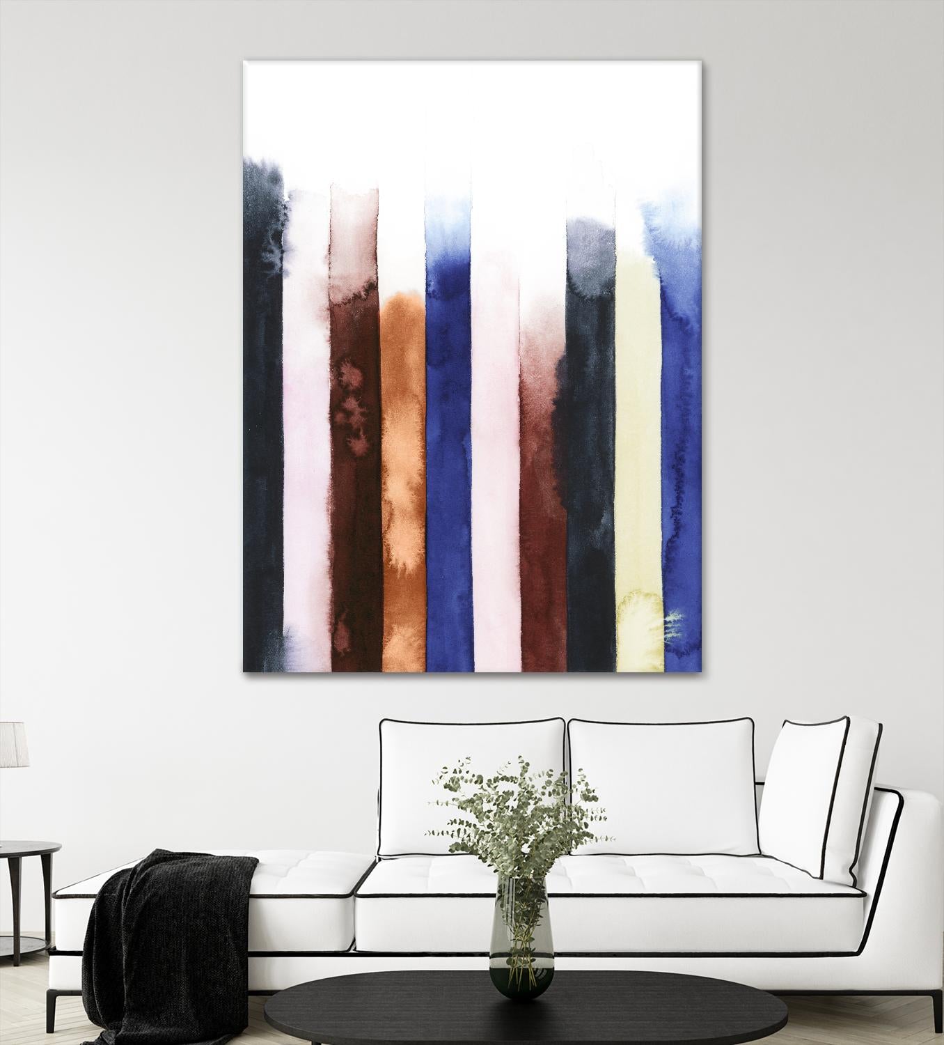 Desert Layers V by Grace Popp on GIANT ART - blue abstract