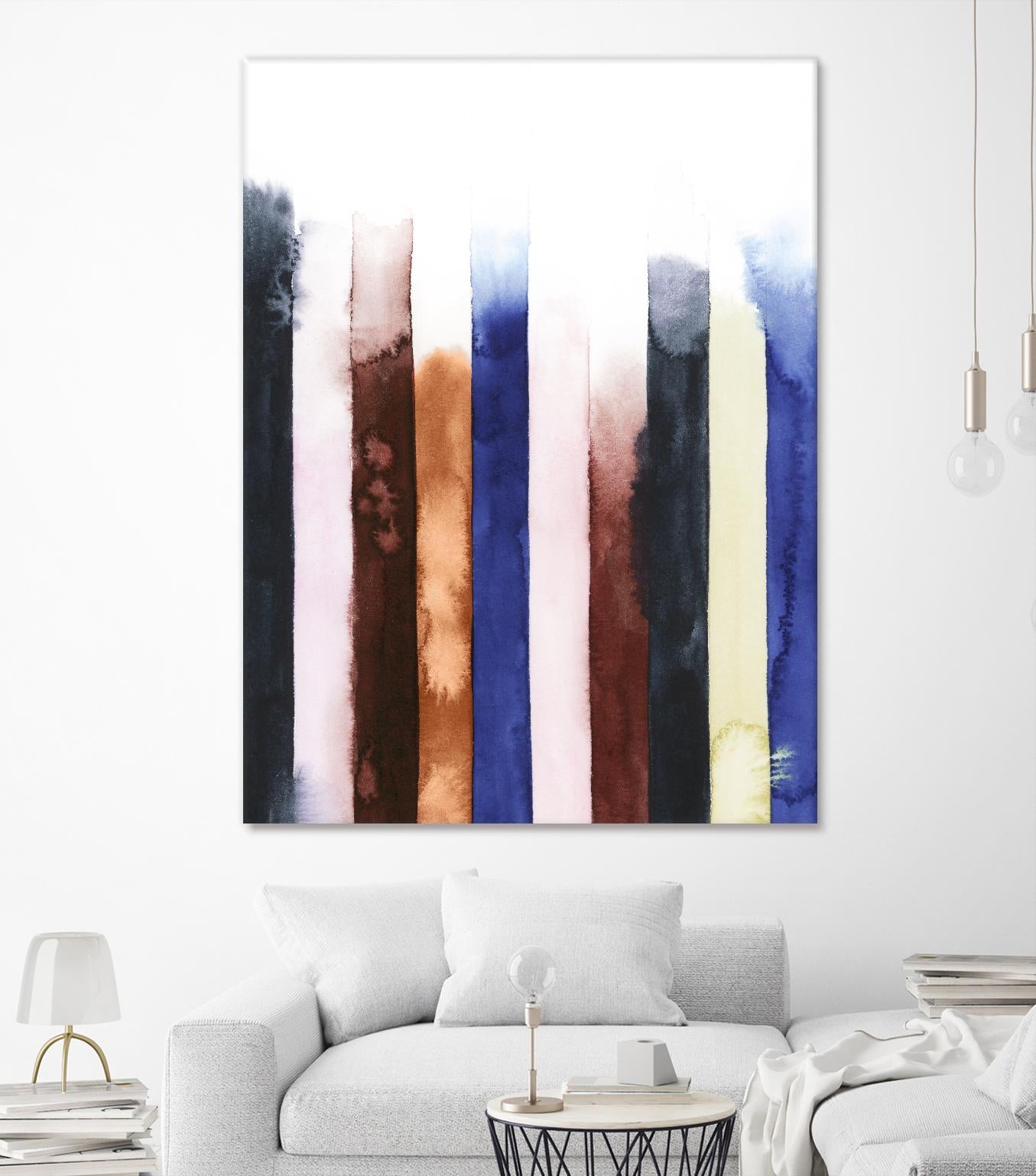 Desert Layers V by Grace Popp on GIANT ART - blue abstract