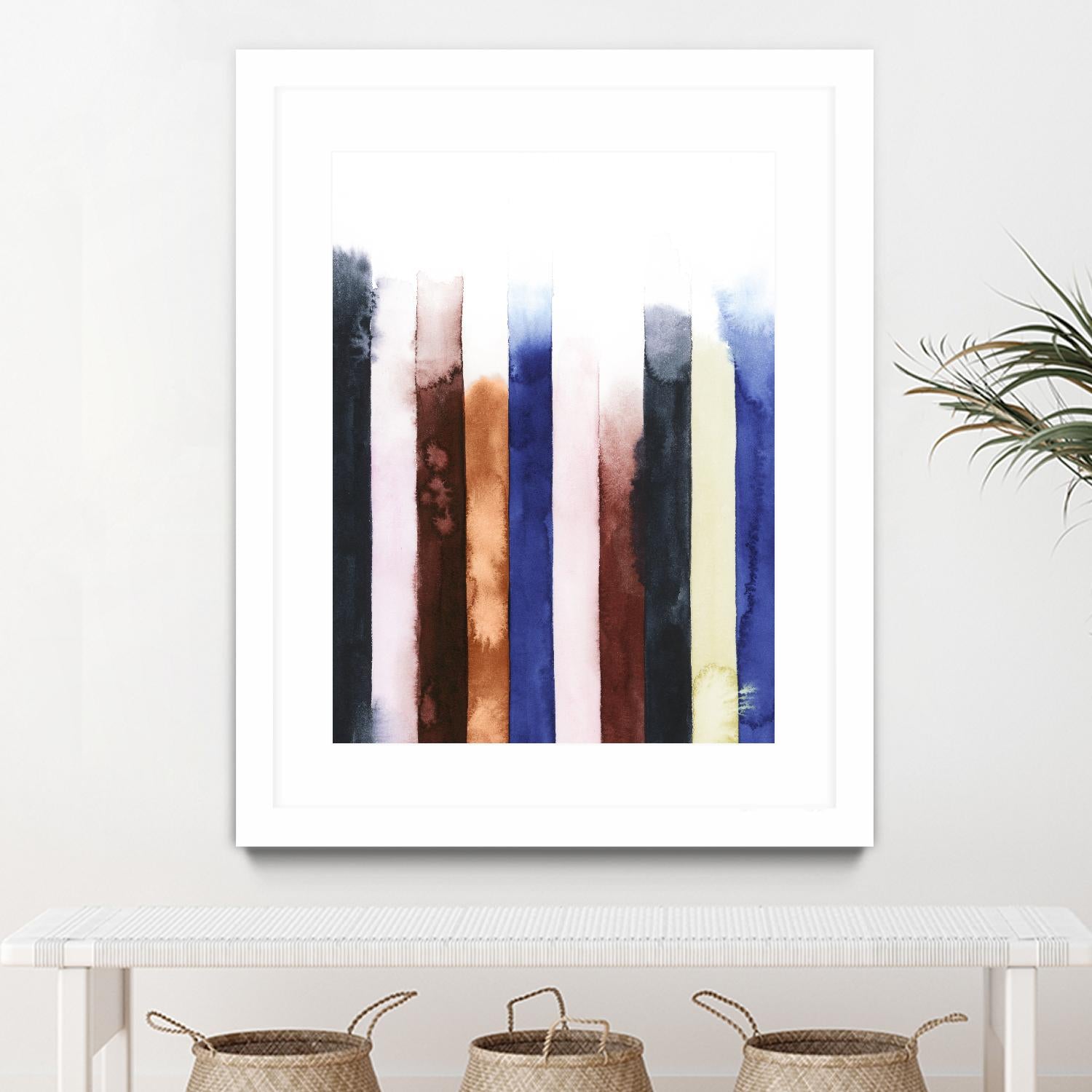Desert Layers V by Grace Popp on GIANT ART - blue abstract