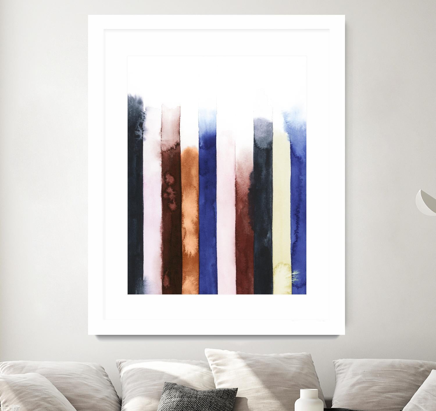 Desert Layers V by Grace Popp on GIANT ART - blue abstract