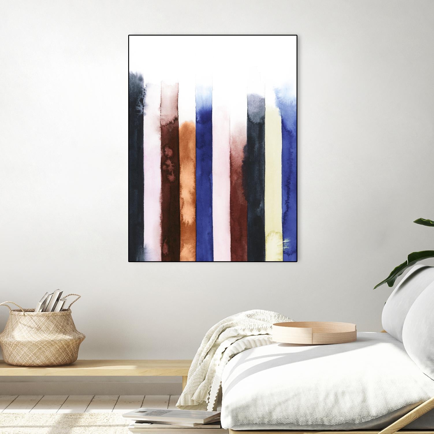 Desert Layers V by Grace Popp on GIANT ART - blue abstract