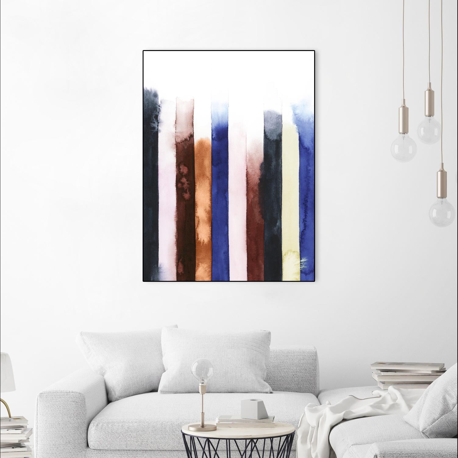 Desert Layers V by Grace Popp on GIANT ART - blue abstract