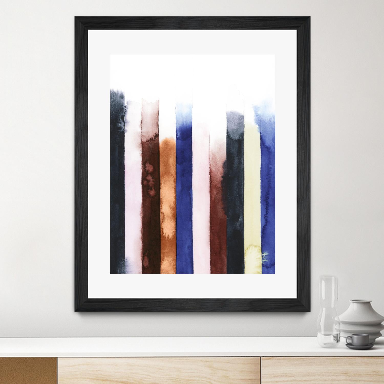 Desert Layers V by Grace Popp on GIANT ART - blue abstract