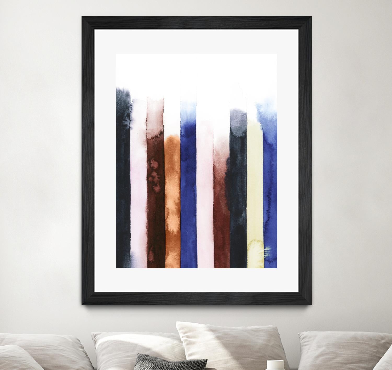 Desert Layers V by Grace Popp on GIANT ART - blue abstract