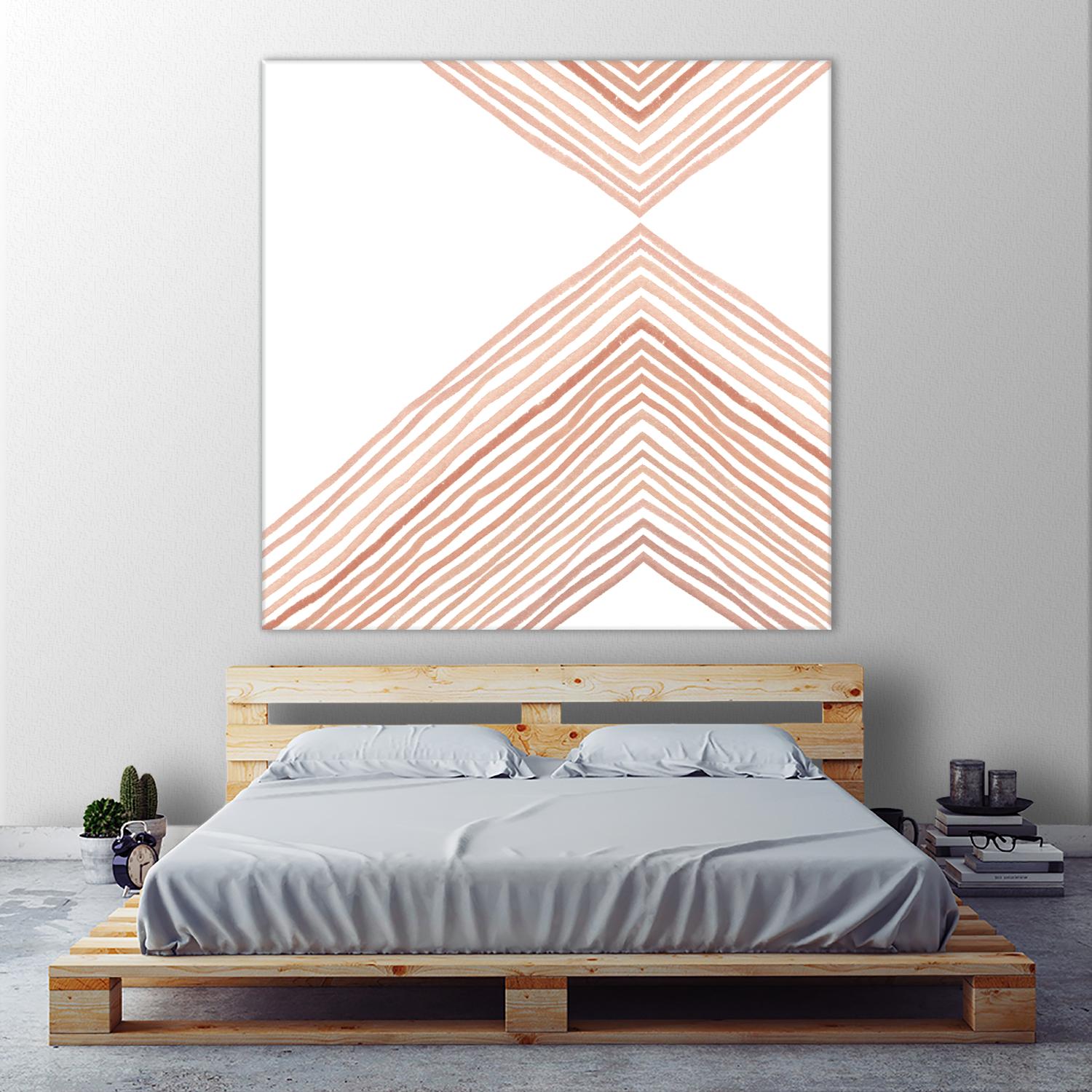 Pink Apogee II by Emma Scarvey on GIANT ART - pink & purple abstract