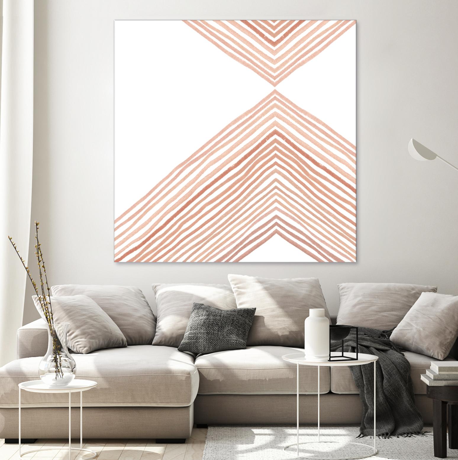 Pink Apogee II by Emma Scarvey on GIANT ART - pink & purple abstract