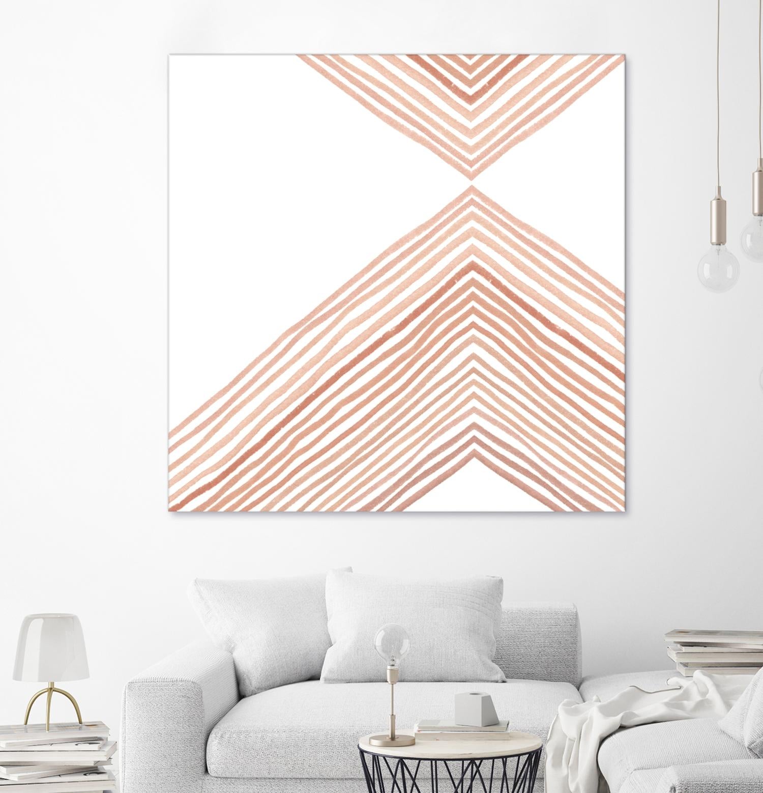 Pink Apogee II by Emma Scarvey on GIANT ART - pink & purple abstract