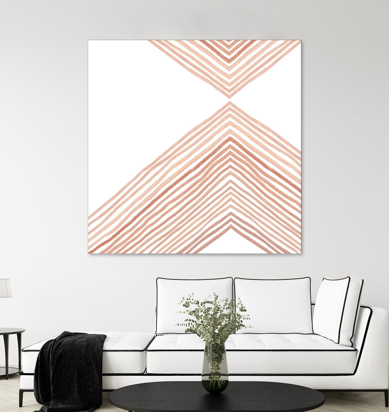 Pink Apogee II by Emma Scarvey on GIANT ART - pink & purple abstract