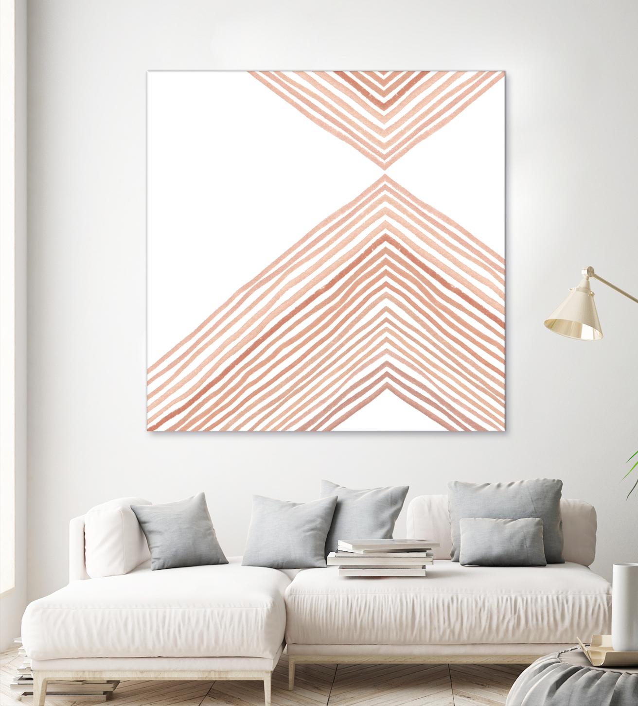 Pink Apogee II by Emma Scarvey on GIANT ART - pink & purple abstract